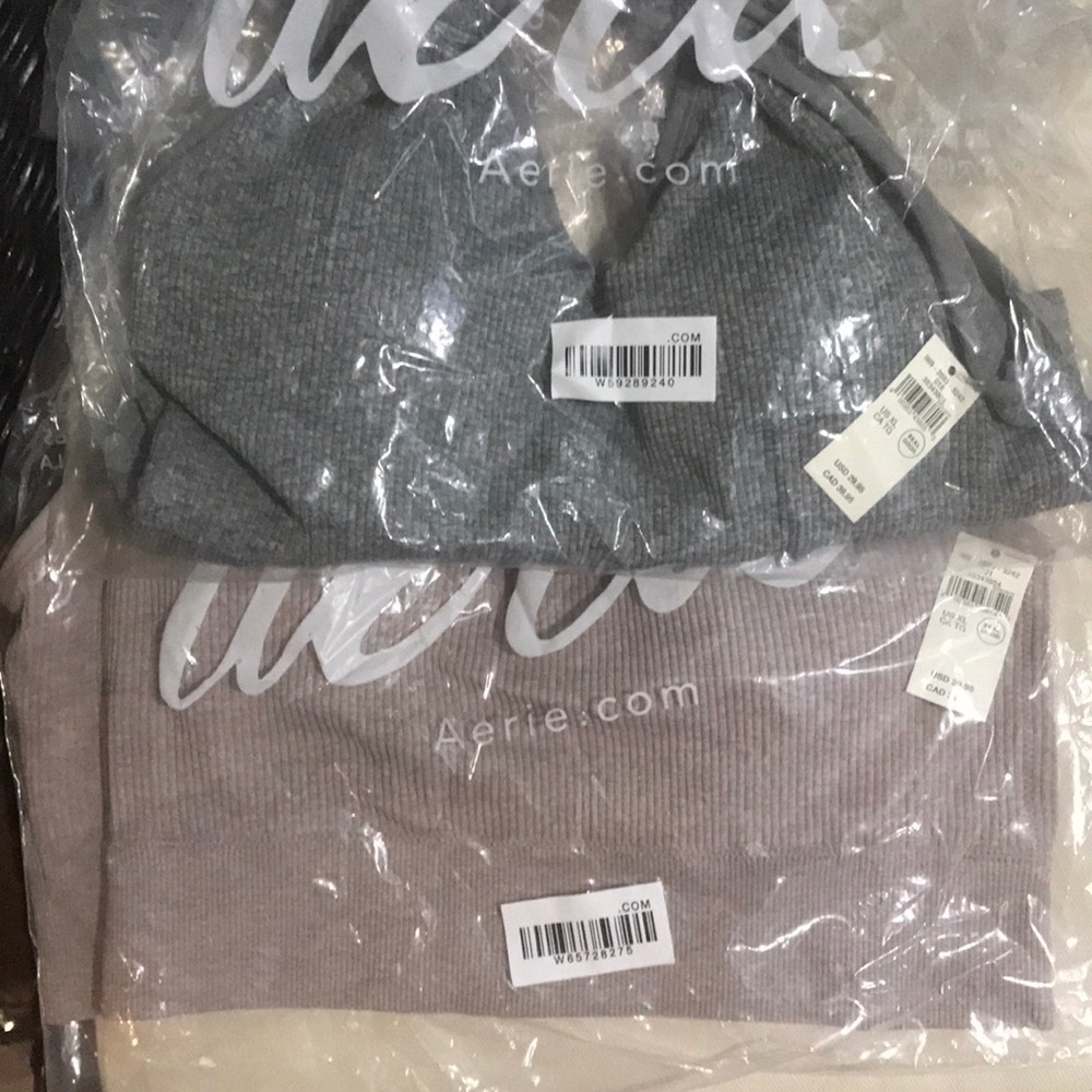 Aerie ribbed bralettes, NWT